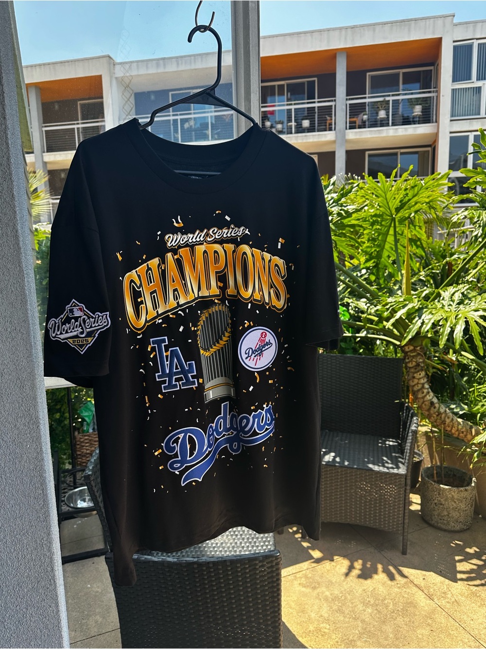Los Angeles Dodgers Champions Short Sleeve Tee - Black